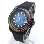 Rainbow Gemstone Luxury Dive Watch - Image 3