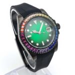 Rainbow Gem Bezel Diver Watch - Image 2