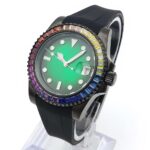 Rainbow Gem Bezel Diver Watch - Image 3