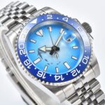 Ocean Blue GMT: Stainless Steel Automatic Watch - Image 3