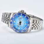 Ocean Blue GMT: Stainless Steel Automatic Watch - Image 4