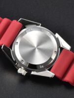 Diver's Style Art Watch – Ocean Wave & Sun Dial - Image 4