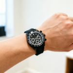 Luxury Men's Chronograph Watch with Diamond Accents - Image 6