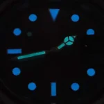 Men's Watch - Black Dial, Orange Bezel & Rubber Strap - Image 9