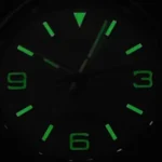 Men's Automatic Diver Watch with Mint Green Dial - Image 11