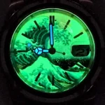 Artistic Diver Watch - "Great Wave" Dial with Bronze Case - Image 14
