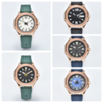 Bold Chronograph Watch with Rose Gold Accents(5 Colors available) - Image 2