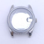 Luxury Style 41mm Watch Case - 316L Stainless Steel with Sapphire Crystal & Cyclops Lens