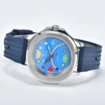 Men's Automatic Watch - Vibrant Rainbow Dial, Fruit Motifs - Image 6