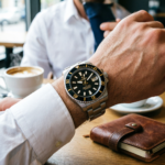 Men's Gold Accents Automatic Watch - Image 2