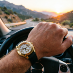 Men's Gold-Tone Chronograph Watch - Image 2