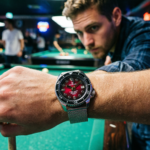 Men's Gradient Red-Black Dial Watch - Image 2