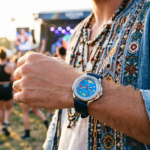 Men's Automatic Watch - Vibrant Rainbow Dial, Fruit Motifs - Image 2