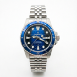 Men's Blue Dial Automatic Movement Watch