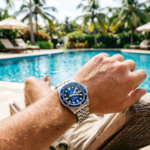 Men's Blue Dial Automatic Movement Watch - Image 2