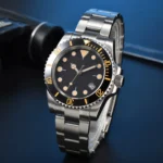 Men's Black Dial Automatic Dive Watch - Image 7