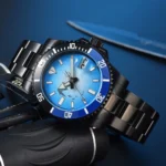 Men's Blue Dial Automatic Watch - Image 7