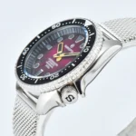 Men's Gradient Red-Black Dial Watch - Image 4