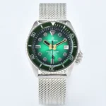 Men's Gradient Green Dial Watch