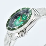 Men's Gradient Green Dial Watch - Image 5