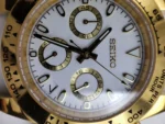 Men's Gold-Tone Chronograph Watch - Image 3
