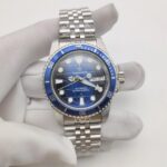 Men's Blue Dial Automatic Movement Watch - Image 6
