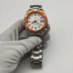 Men's Colorful Dial Orange Bezel Automatic Watch - Image 5