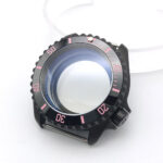 42MM matte black watch case. Sapphire crystal compatible with NH35/36, 4R, 7S movement. Stainless steel case. Water-resistant function. - Image 3