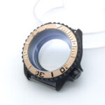 42MM matte black watch case. Sapphire crystal compatible with NH35/36, 4R, 7S movement. Stainless steel case. Water-resistant function. - Image 8