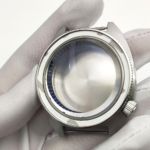 40MM automatic winding men's watch case, with sapphire crystal cover. Suitable for NH35/36/4R movement. Ceramic bezel, solid backplate. - Image 5