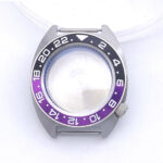 40MM automatic winding men's watch case, with sapphire crystal cover. Suitable for NH35/36/4R movement. Ceramic bezel, solid backplate. - Image 16