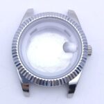 31mm /36mm /41mm Silver 316L Stainless Steel Watch Case Replacement Mod Spare Parts Compatible With 2813 8215 8200 Automatic - Image 2