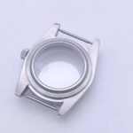 36MM /39MM Calendar Watch Case Flat Stainless Steel Silver Edge Sapphire Glass Compatible With NH35A NH36 28.5mm Dial - Image 4