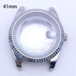 31mm /36mm /41mm Silver 316L Stainless Steel Watch Case Replacement Mod Spare Parts Compatible With 2813 8215 8200 Automatic - Image 9